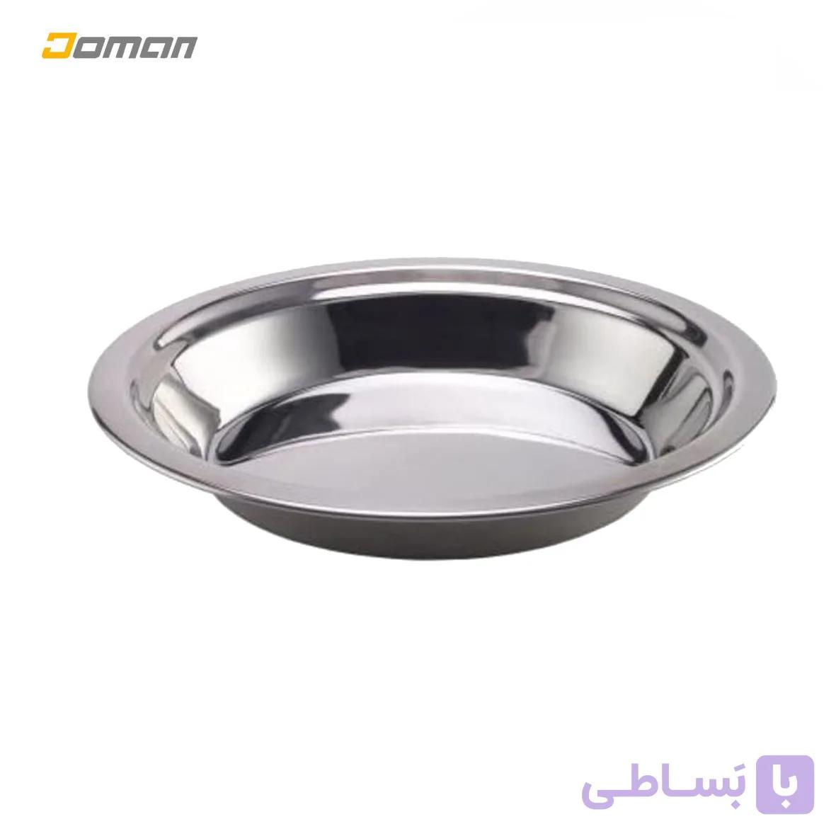 بشقاب سفری کوه و کمپ لیکن laken اسپانیا مدل: بشقاب استیل کوهنوردی 22.5cm LAKEN-Stainless-Steel-Camping-Plate