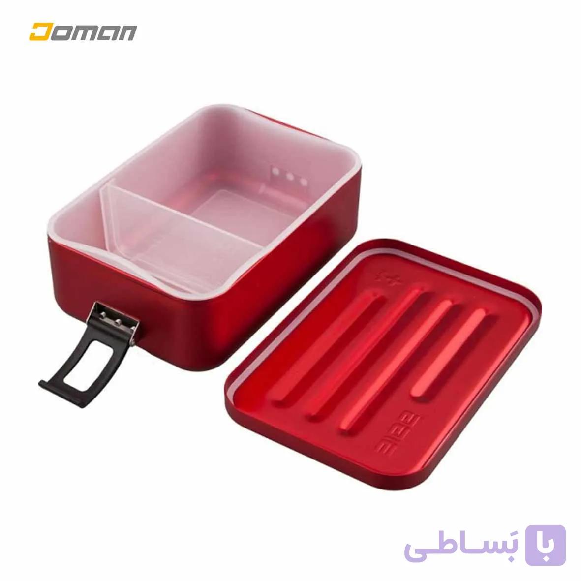 ظرف غذا کوهنوردی و طبیعت گردی سیگ SIGG سوئد مدل: متال باکس پلاس اس METAL BOX PLUS S — تصویر 1