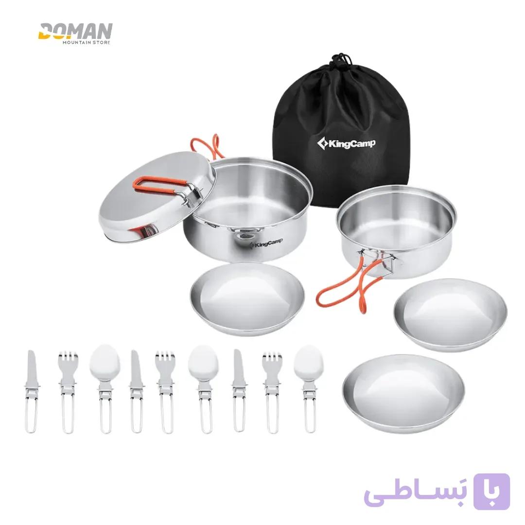 ست ظروف پخت و پز کوهنوردی و کمپینگ مدل ست سه نفره — تصویر 1