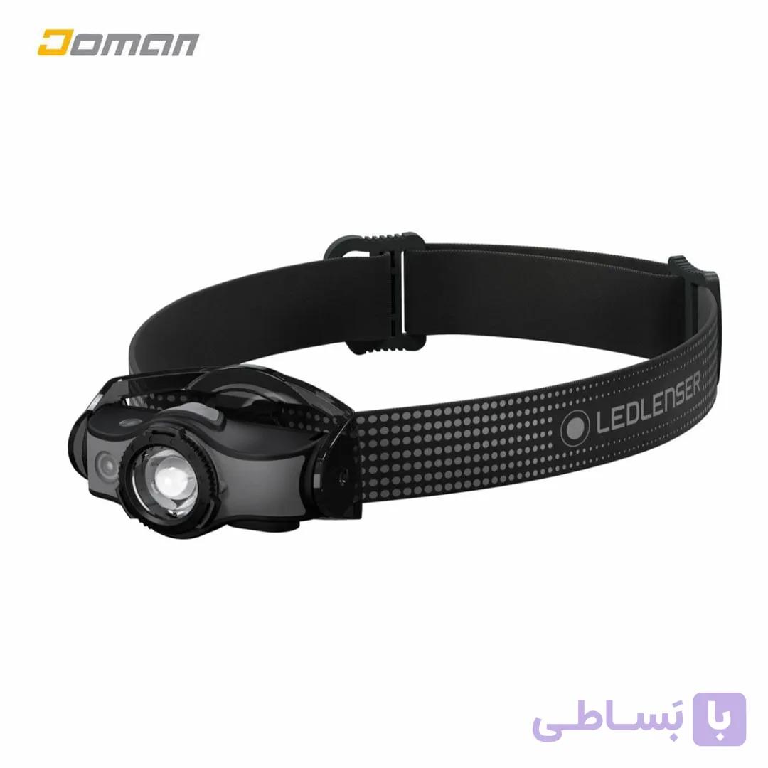 چراغ پیشانی هدلمپ کوهنوردی؛ لِدلنسر LEDLENSER آلمان مدل اِم اِچ هشت /  MH8 — تصویر 1