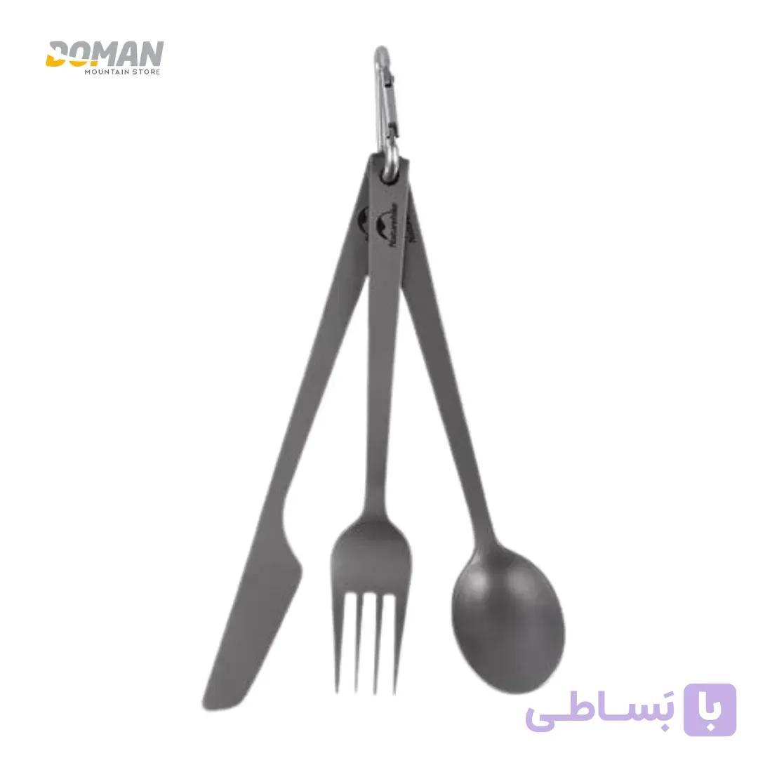 ست قاشق چنگال کارد نیچرهایک Naturehike پنچ تکه — تصویر 1