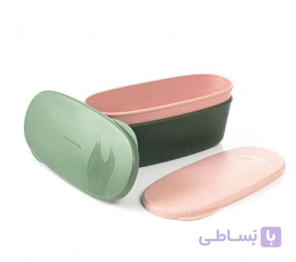 ظرف غذا کمپینگ لایت مای فایر LIGHT MY FIRE سوئد مدل دو عددی اورجینال SNAPBOX — تصویر 1