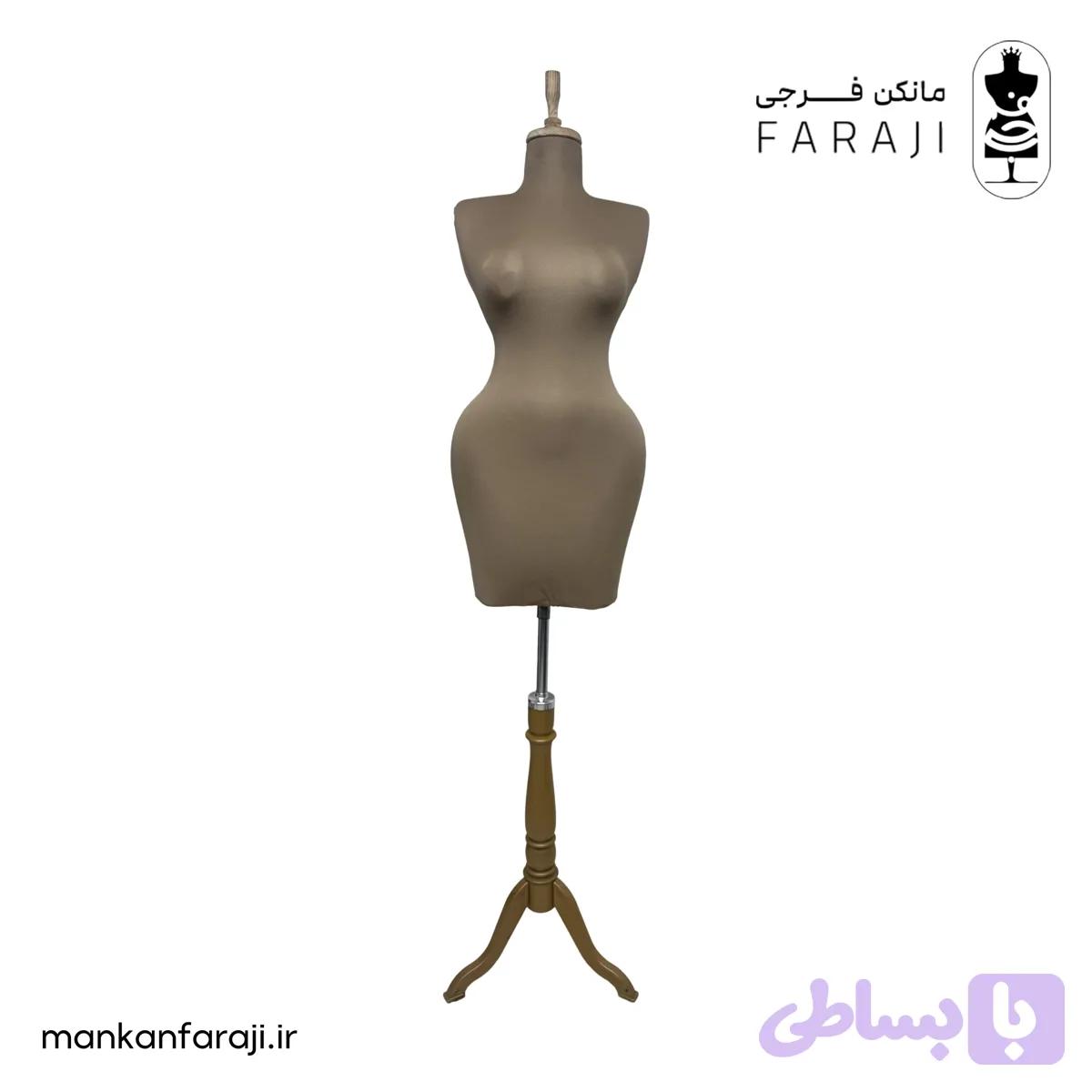 مانکن نیم تنه ساعت شنی پلاستیکی — تصویر 1