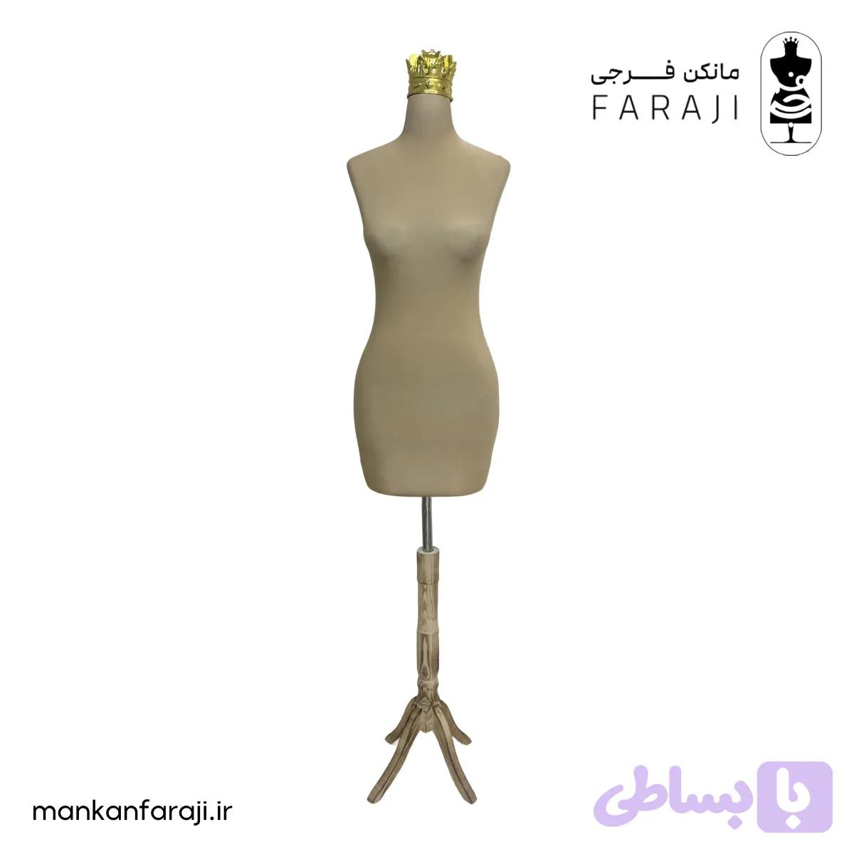 مانکن نیم تنه زنانه پلاستیکی | Plastic female torso mannequin — تصویر 1