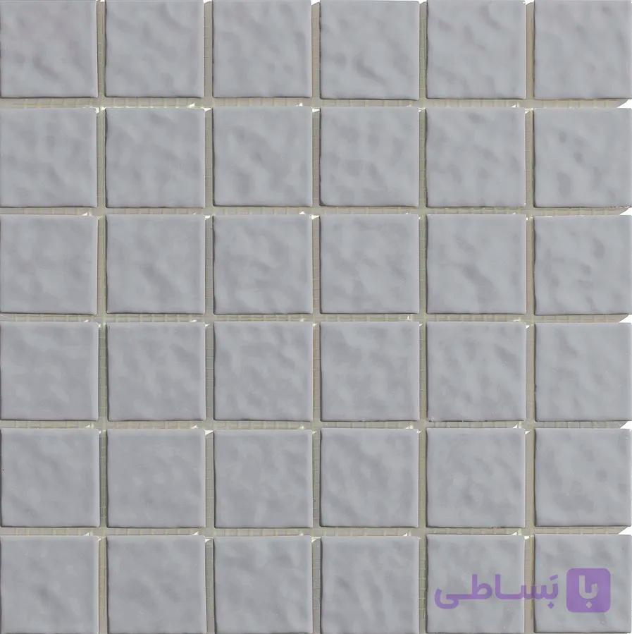 سرامیک استخری البرز طرح فراگامو براق سایز ۵-۵ کد GRAY 06