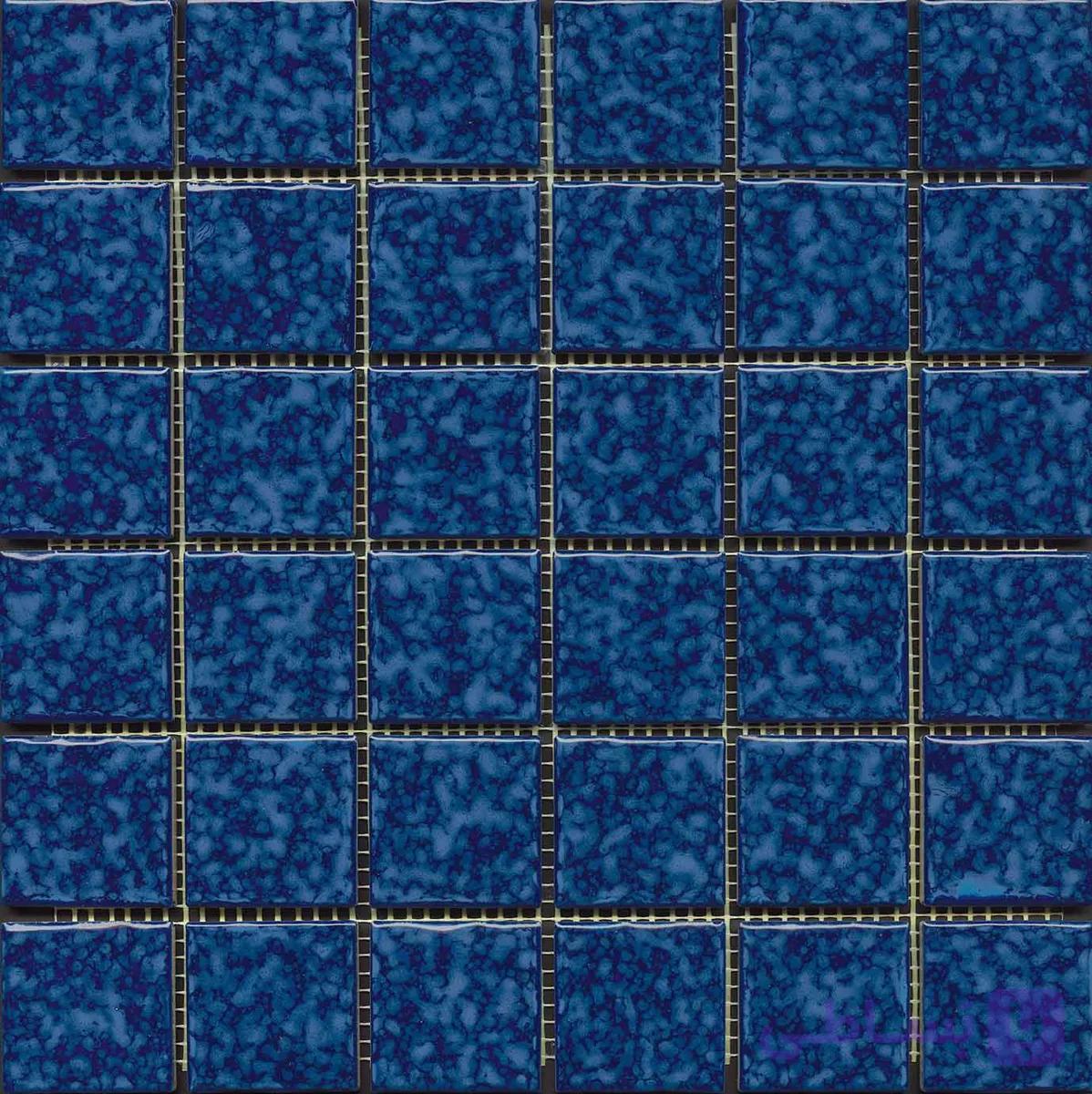 کاشی استخری البرز طرح کارلوف براق سایز ۵-۵ کد Karlof-render BLUE 92