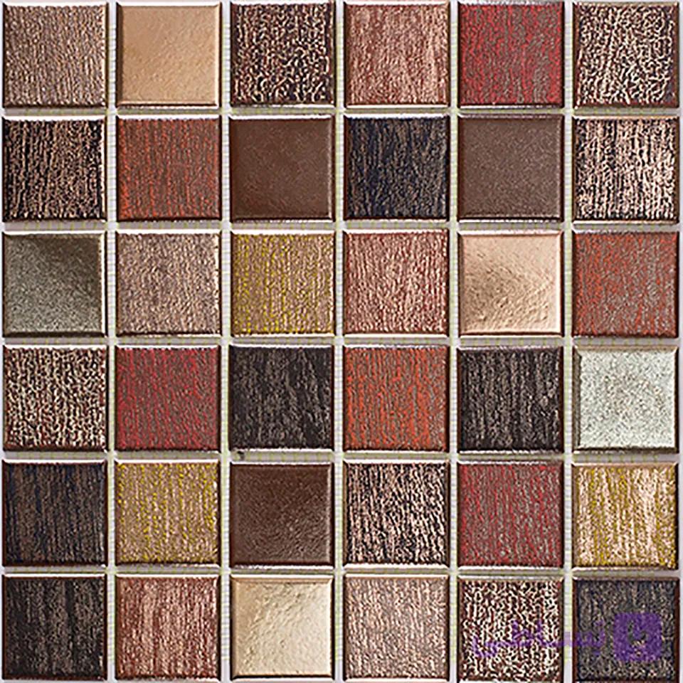 سرامیک استخری البرز طرح سوان براق سایز ۵-۵ کد Swan Blue