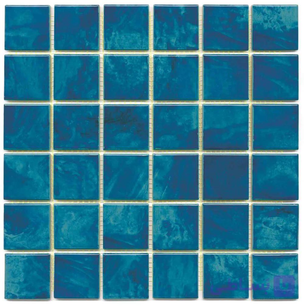 سرامیک استخری البرز طرح بالتیک براق سایز ۵-۵ کد Baltic Green