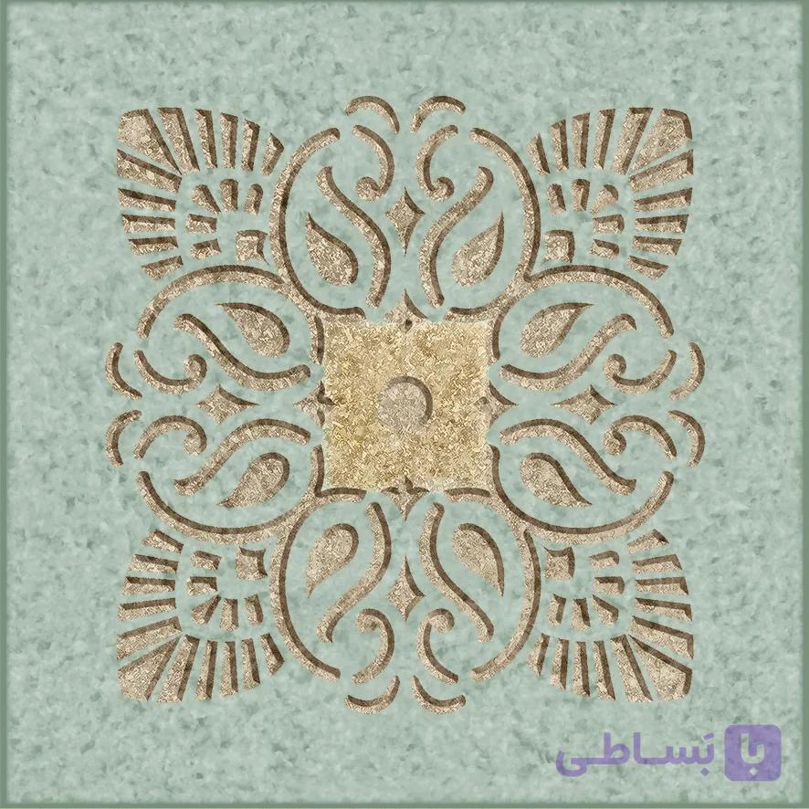 کاشی استخری البرز طرح تورین براق سایز ۱۵-۱۵ کد Turin