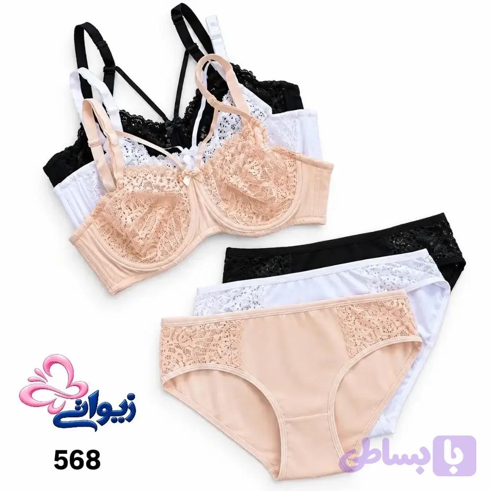 ست لباس زیر توری هارنس دار عمده 568 — تصویر 1