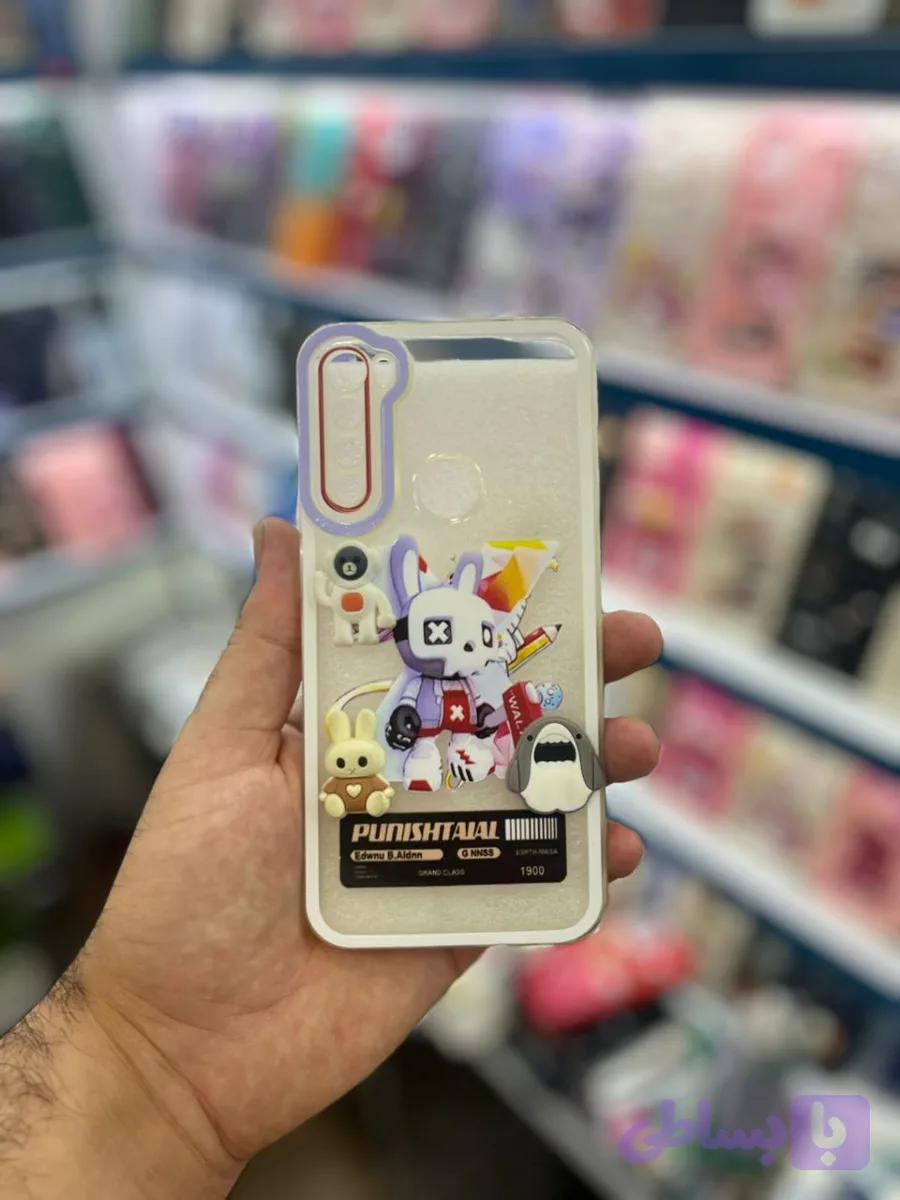 قاب شفاف عروسکی برجسته شیائومی Note 8