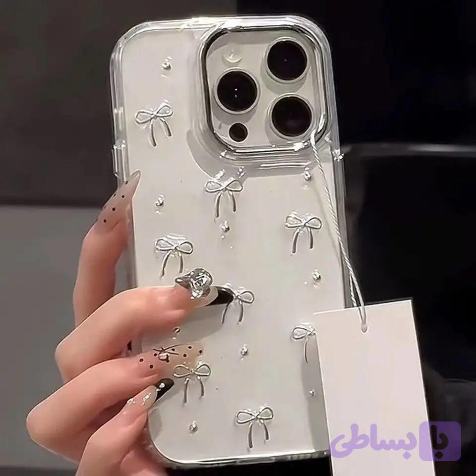 قاب شفاف پاپیون اکلیلی آیفون iphone 14 pro