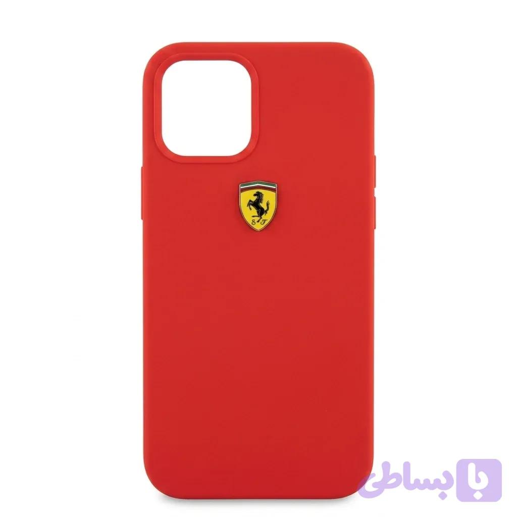 قاب آیفون iPhone 12/12Pro سیلیکونی طرح Ferrari