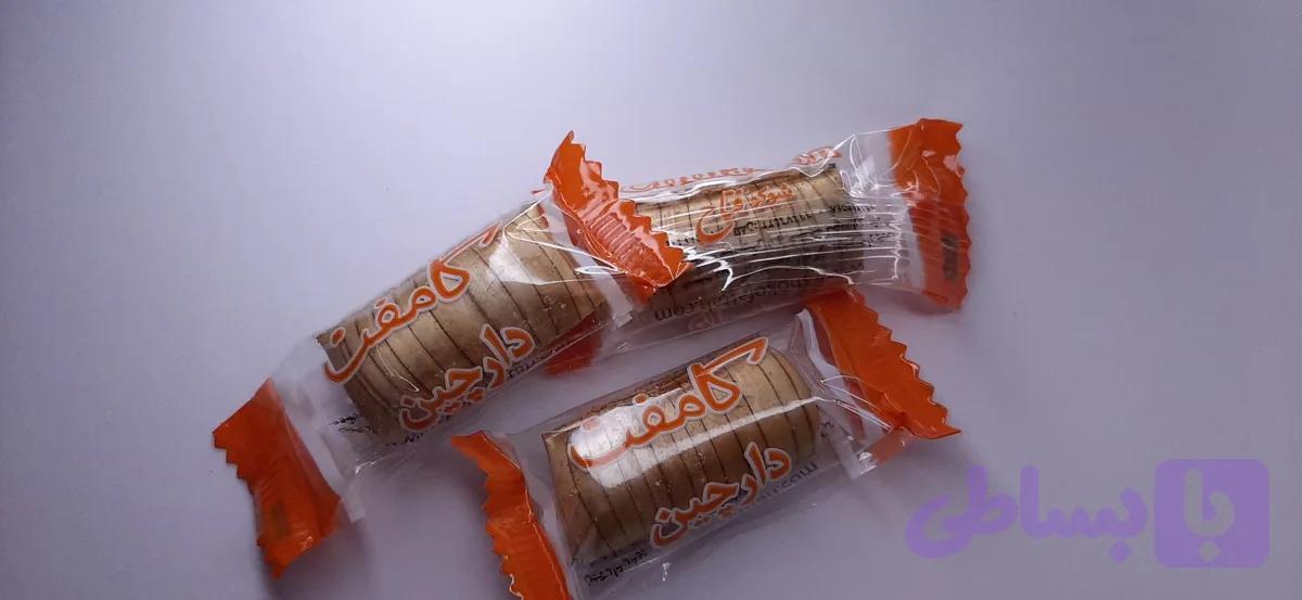 شکلات کامفت{کانفت}مغزدارنوستالژی شوکوفتاح{اصل}طعم دارچین