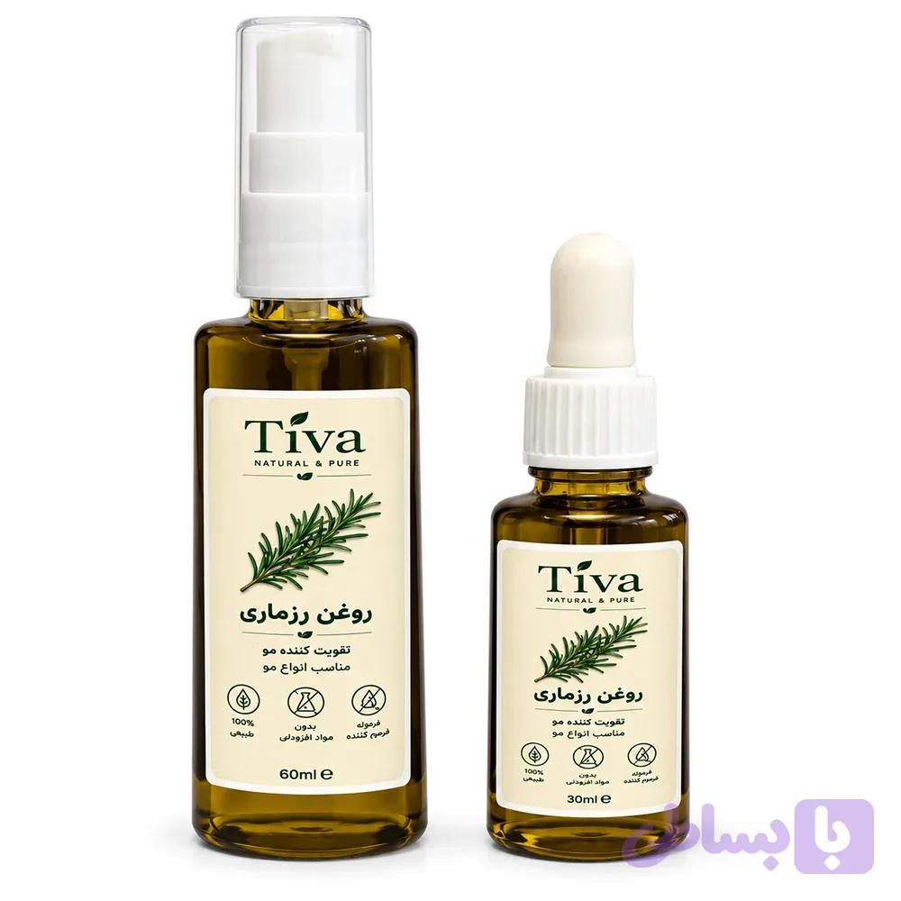 روغن رزماری تیوا Tiva برای تقویت مو و مراقبت از پوست سر — تصویر 1
