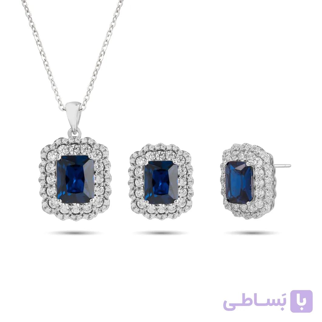 نیم ست نقره کوبیک QP-7478 — تصویر 1