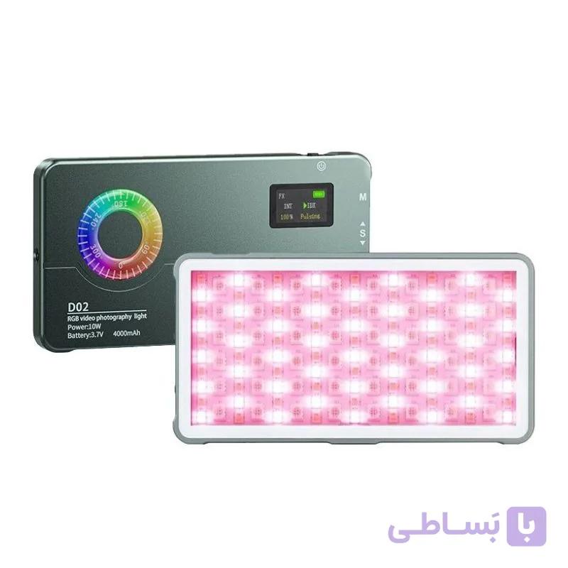 نور ثابت ال ای دی D02 LED RGB light — تصویر 1