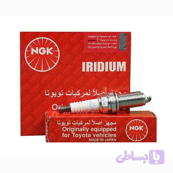 شمع پایه بلند ایریدیوم ۹۲۸۱۵ ان جی کی ژاپن همیارحامی ILFR6T11 — تصویر 1