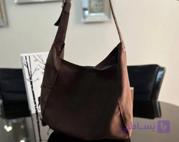 کیف زنانه سوییت قهوه ای کد 1008 — تصویر 1