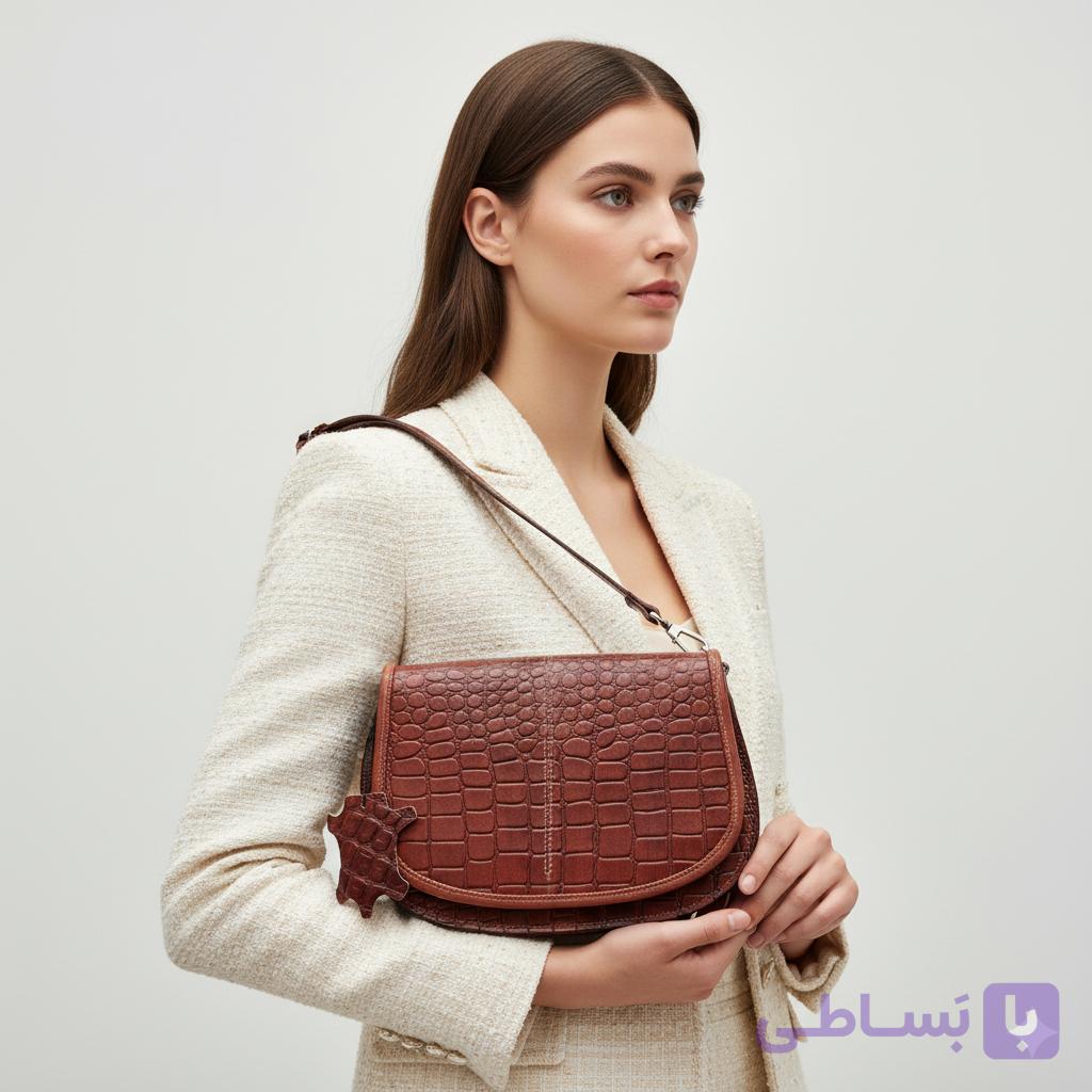 کیف چرم طبیعی مدل مینی ویدا کد 9138 — تصویر 1