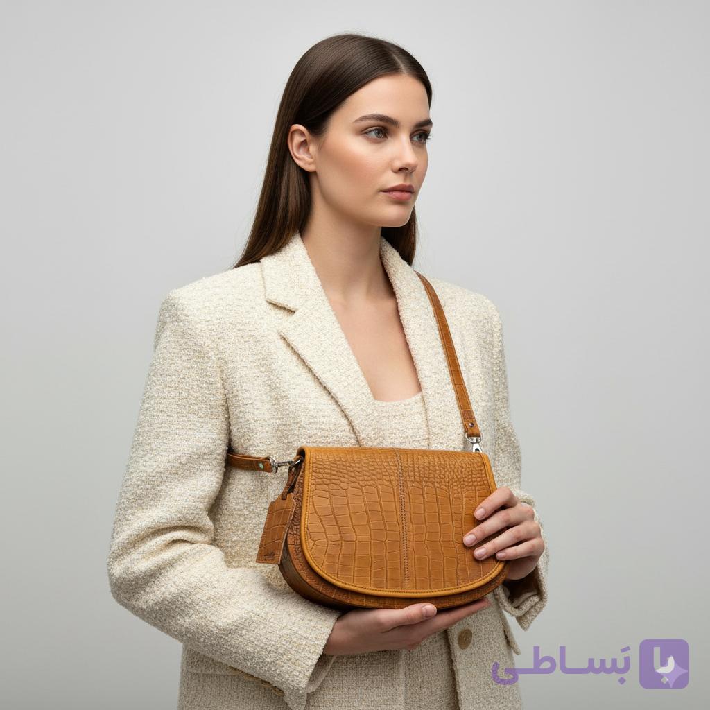 کیف چرم طبیعی مدل مینی ویدا کد 9139 — تصویر 1