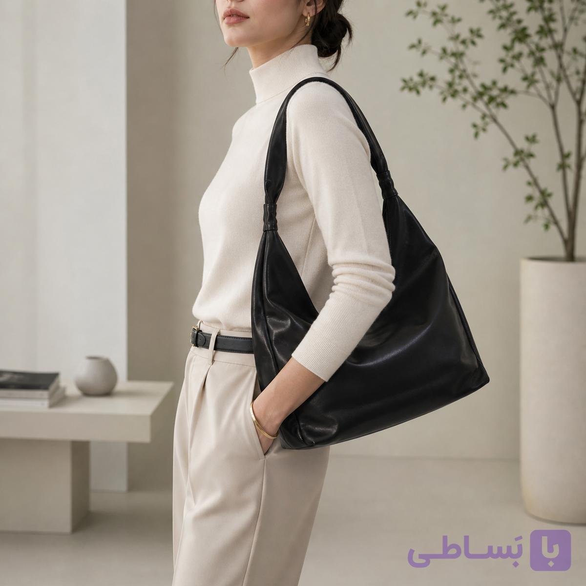 کیف زنانه مشکی کد 1003 — تصویر 1