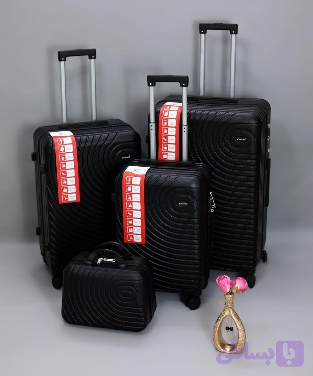 ست چمدان ۴ تیکه Three birdsتیری بردز با جنس ABS نشکن کد TB14