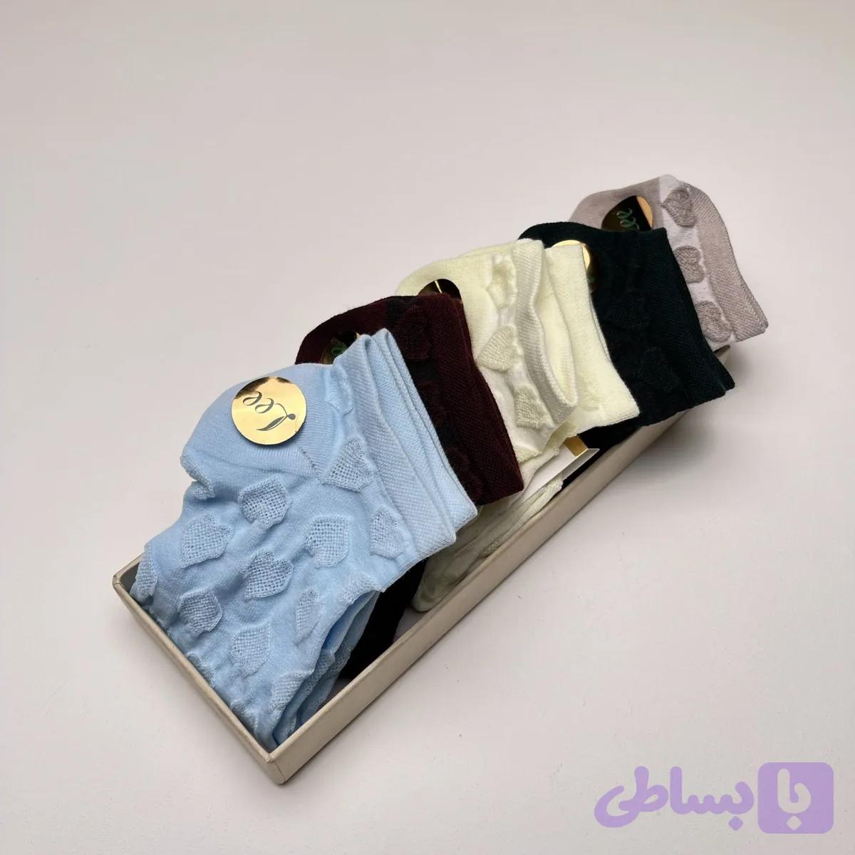 جوراب مچی زنانه قلبی — تصویر 1
