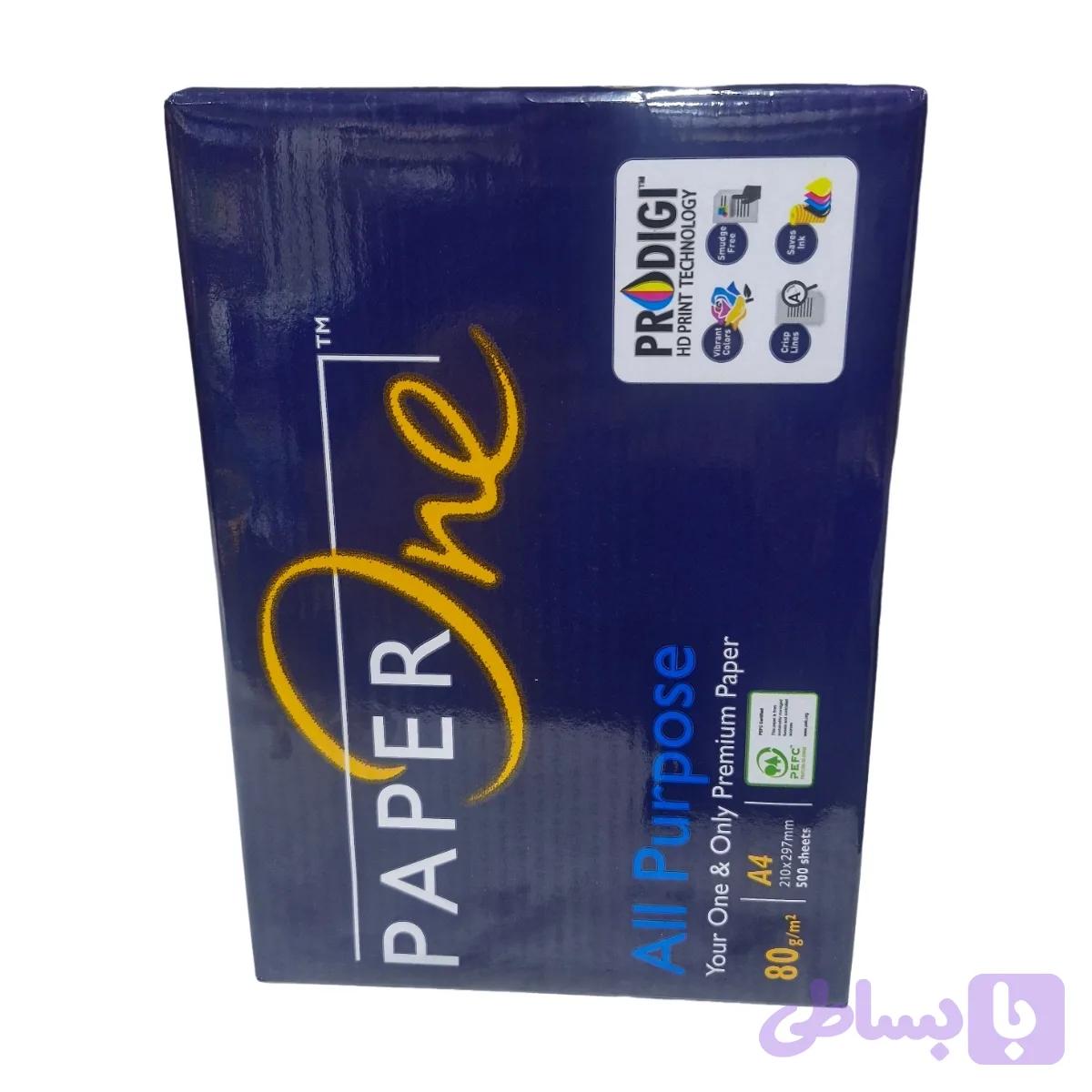 کاغذ A4 پیپر وان Paper One اصل اندونزی | وکیوم اورجینال و برش دقیق — تصویر 1