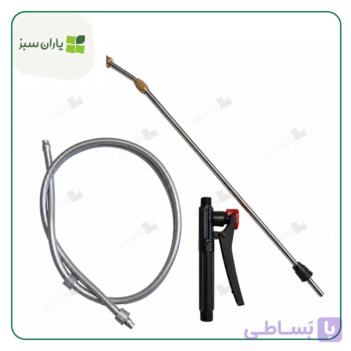 ست کامل لانس استیل و نازل برنجی سمپاش دستی و شارژی مدل K01
