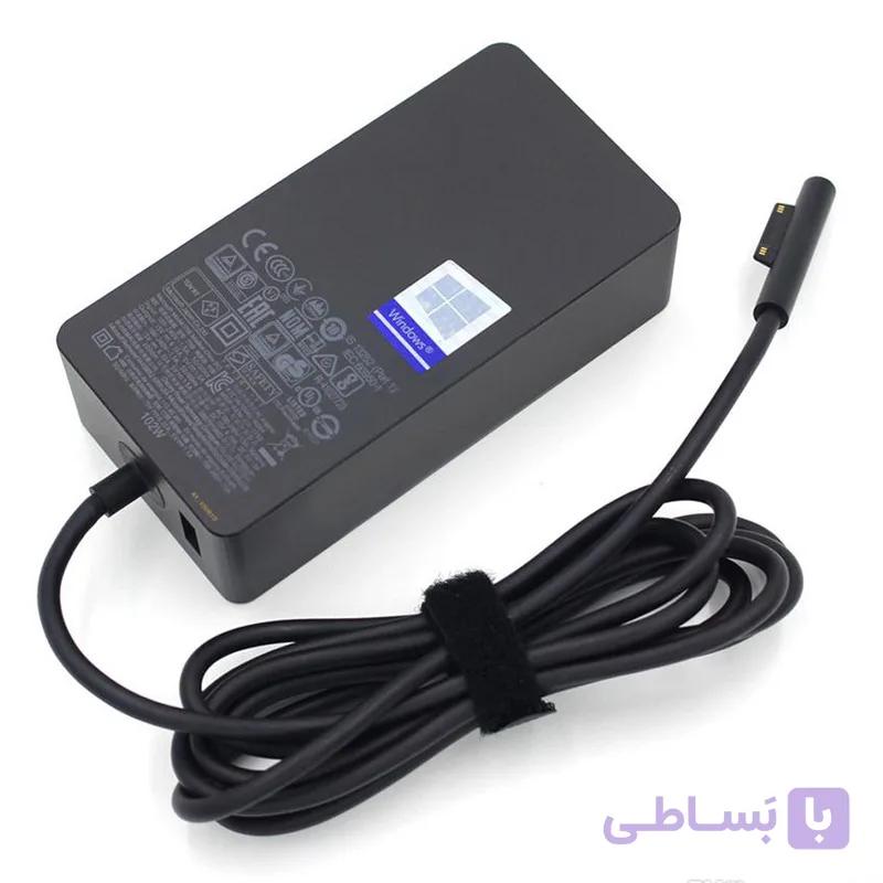 شارژر مایکروسافت سرفیس مدل 65W وات 15 ولت 4 آمپر