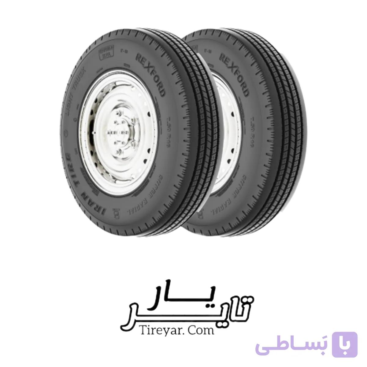 لاستیک 750R16 ایران تایر رکسفورد سیمی تیوپلس نیسان وانت (یک حلقه) ۲۰۲۶
