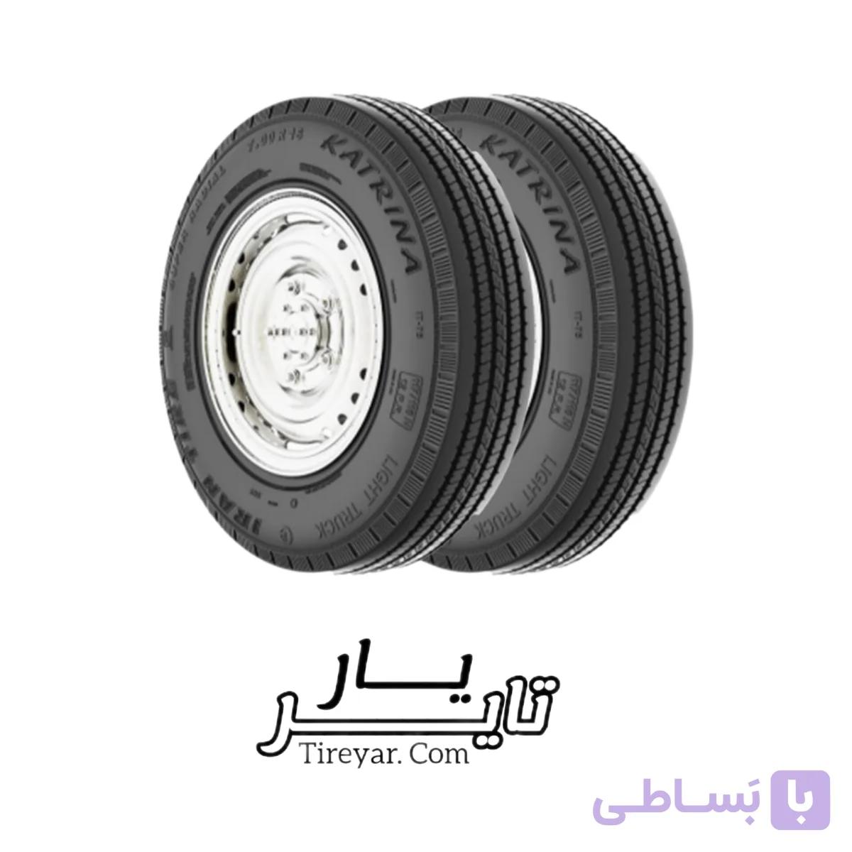 لاستیک 700R16 ایران تایر کاترینا سیمی تیوپلس نیسان وانت (یک حلقه) ۲۰۲۶