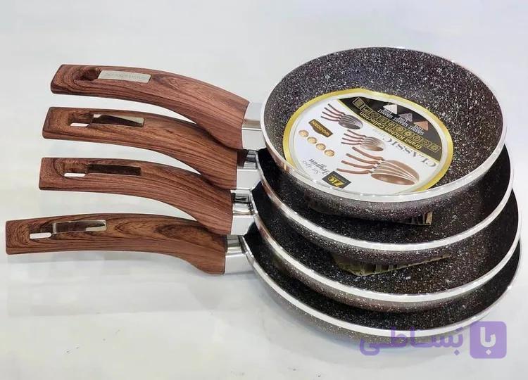 سرویس ماهیتابه زیو مدل Z-8125 سایز ۲۰ چهار پارچه
