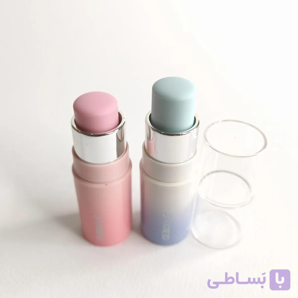 پرایمر استیکی اولیبلا (OLIBOLLA) | آبی روشن‌کننده + صورتی شاداب‌کننده؛ مات و کوچک‌کننده منافذ — تصویر 1