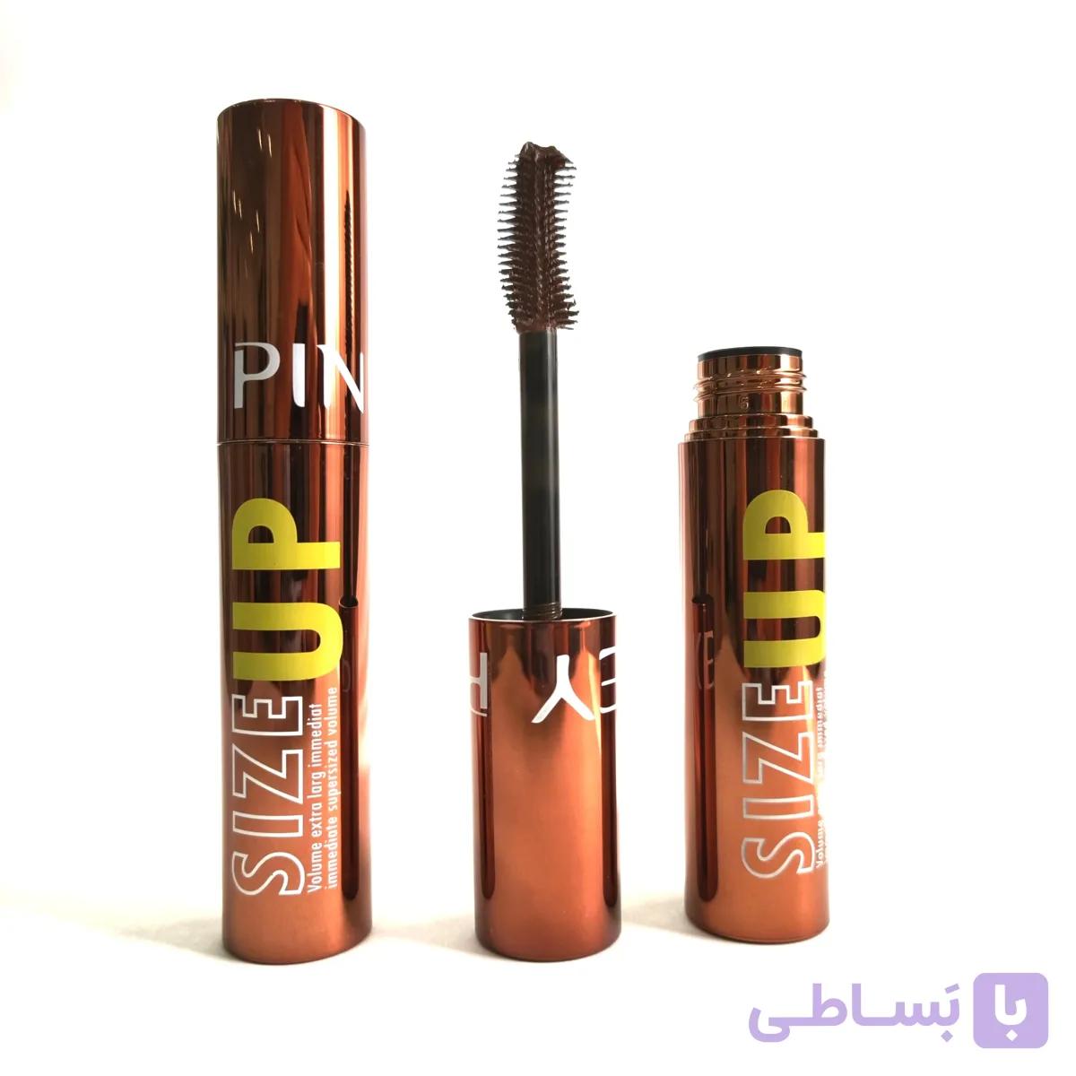 ریمل قهوه ای حجم دهنده پینک کی (PINK KEY) مدل SIZE UP — تصویر 1