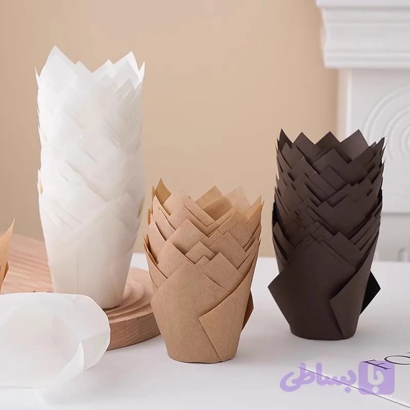 کپسول کاغذی لاله (10 عددی)