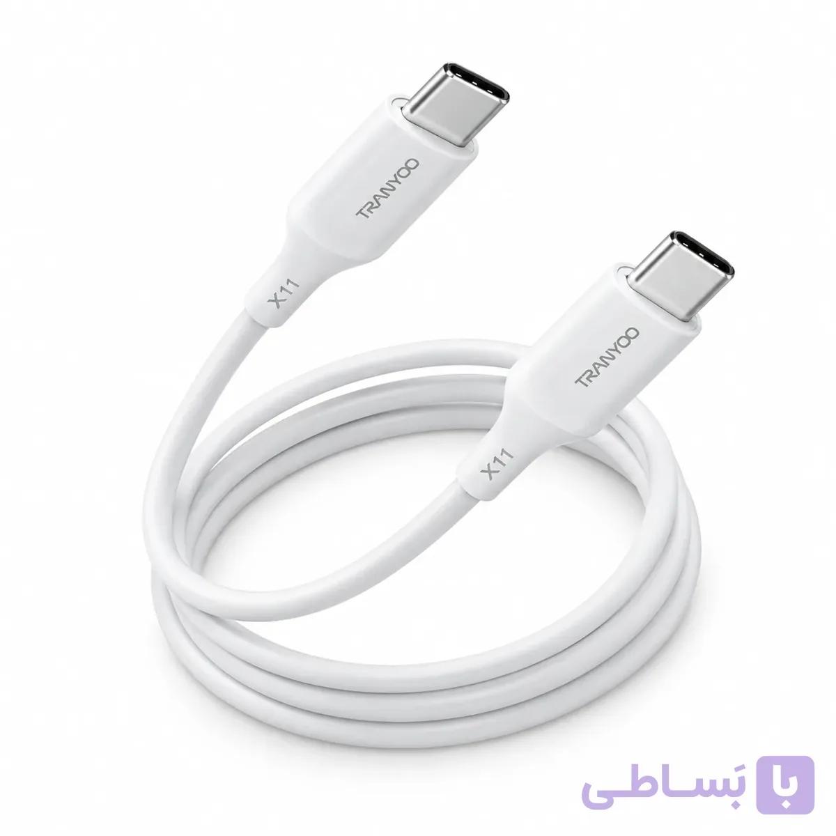 کابل شارژ PD دو سر تایپ سی 18 وات ترانیو مدل X11 — تصویر 1
