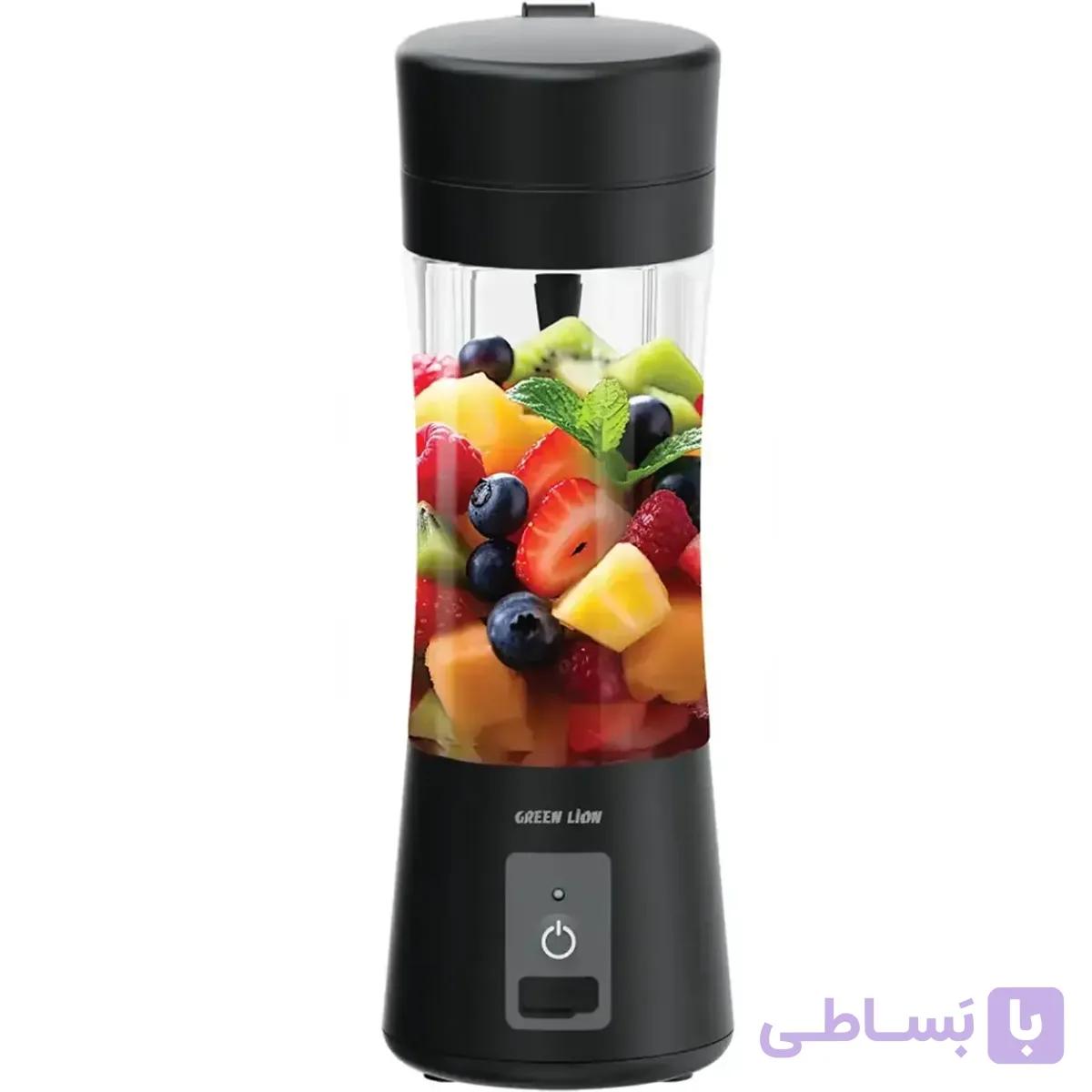 مخلوط کن شارژی قابل حمل گرین لاین Juice Mate ظرفیت ۳۸۰ میلی‌لیتر مدل GNJIMTJU19BK — تصویر 1