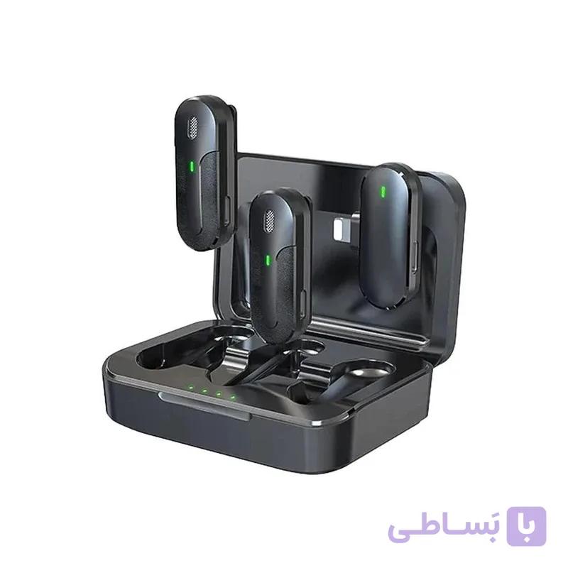 میکروفون یقه‌ای بی‌سیم لایتنینگ دو عددی کوتتسی مدل 74011 — تصویر 1