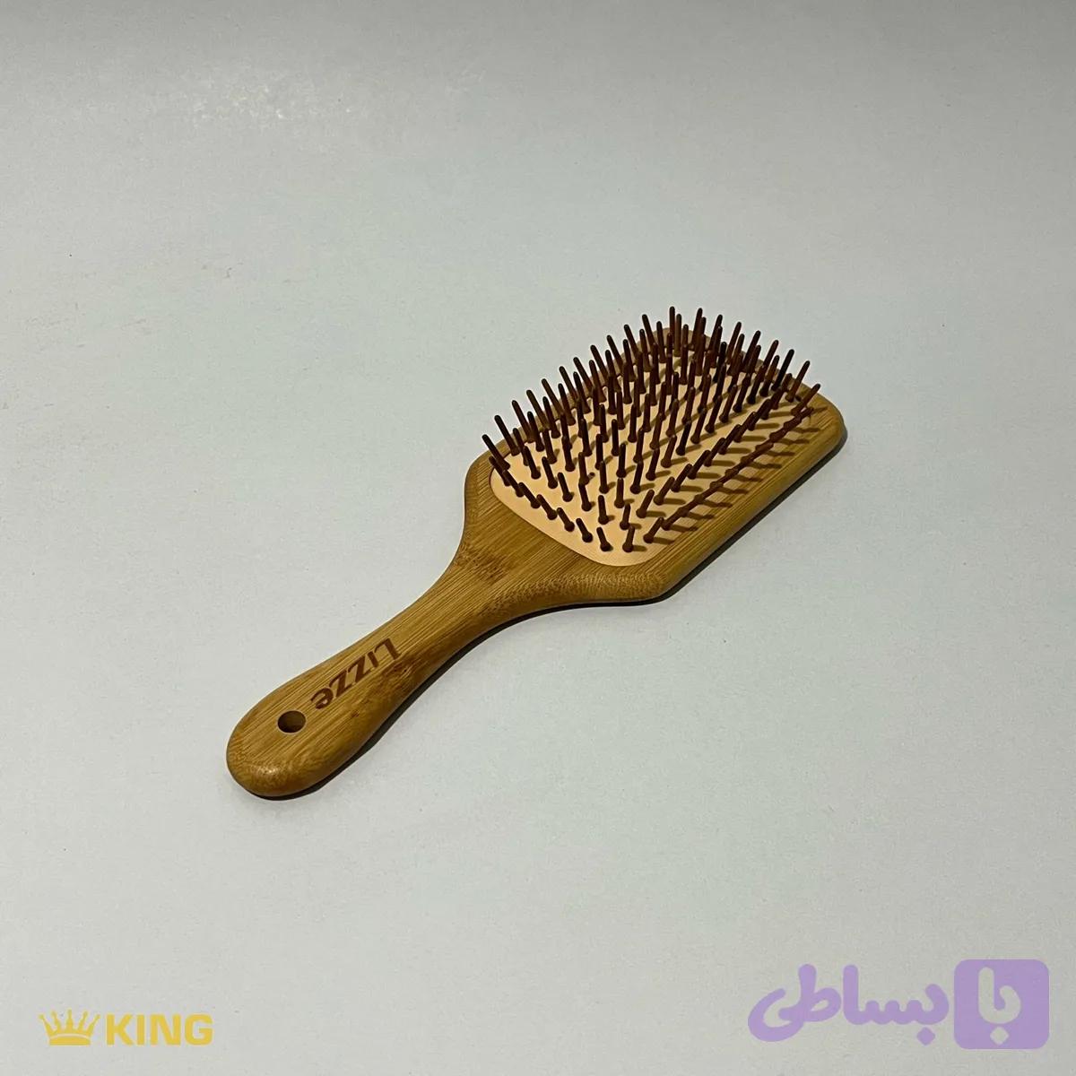 برس چوبی Lizze مدل مستطیل سایز بزرگ — تصویر 1