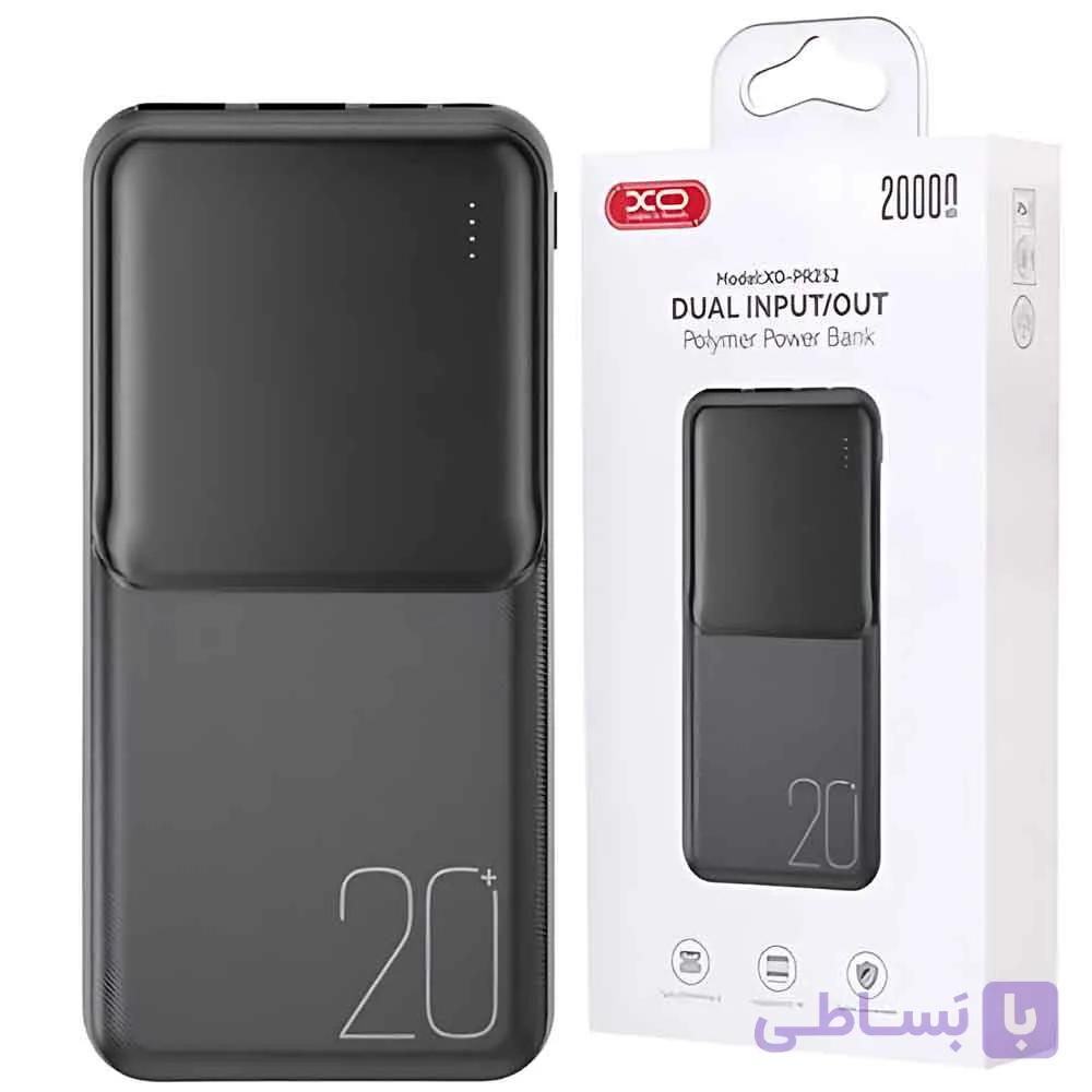 پاوربانک ایکس او مدل XO PR252 20000mAh مشکی