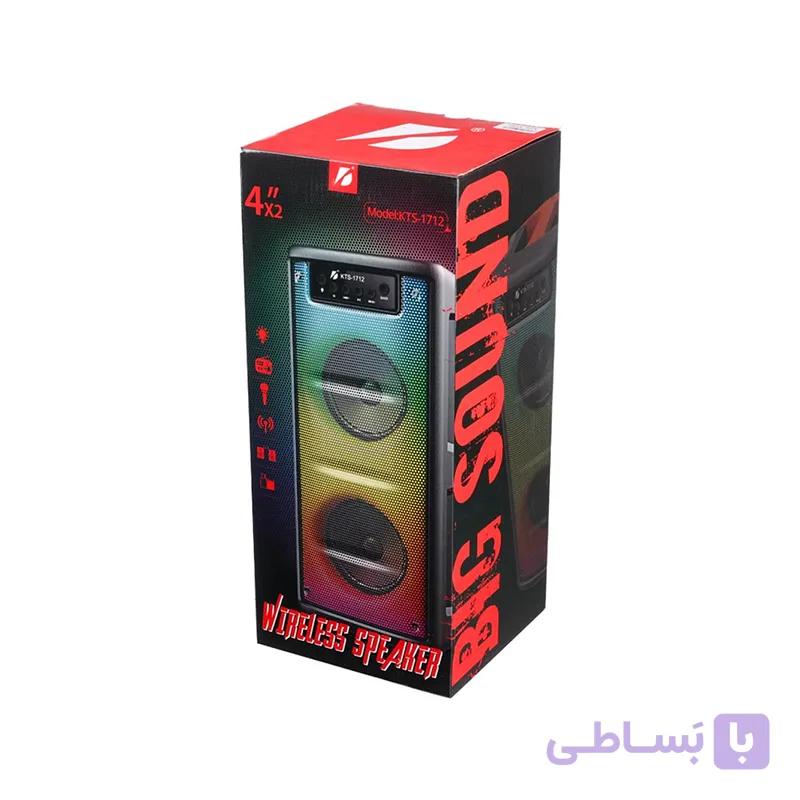 اسپیکر بلوتوثی قابل حمل کی تی اس مدل KTS-1712