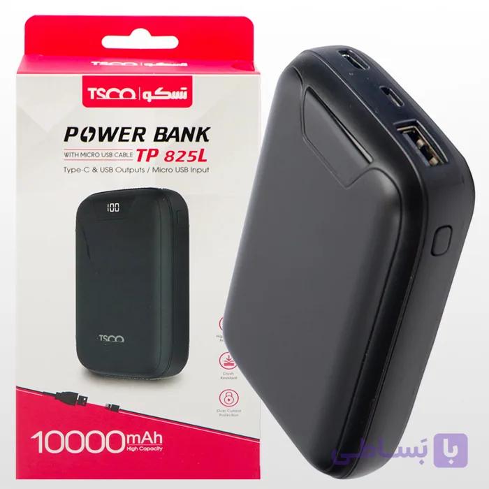 پاوربانک 10000 825L TSCOسفید