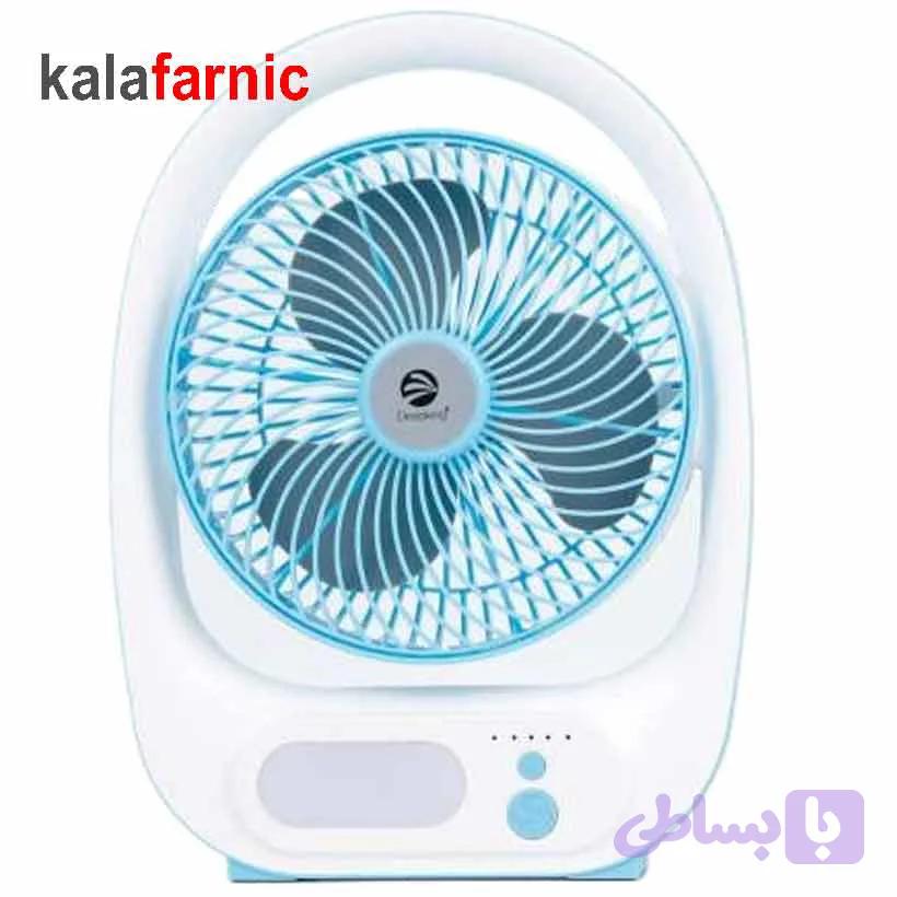 پنکه شارژی رومیزی دیپ کینگ/DEEPKING مدل DK-125 — تصویر 1