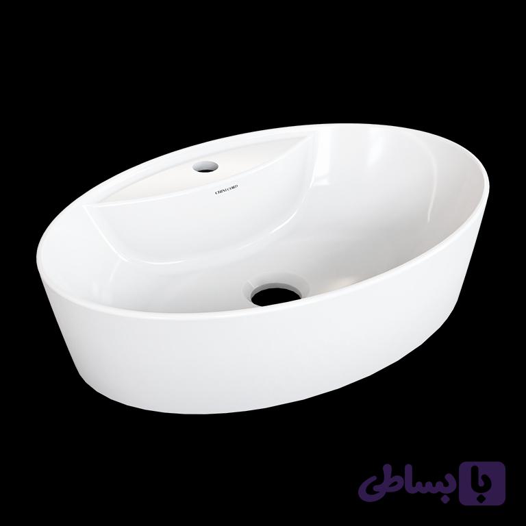 سنگ روشویی کابینتی پاپیتال چینی کرد — تصویر 1