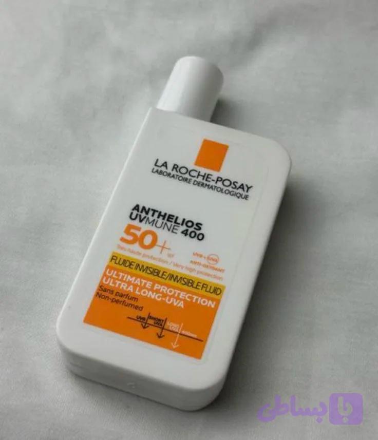 مایع ضد آفتاب ضد لک فلویید انسلیوس یوی مون چهارصد SPF 50 لاروش پوزای — تصویر 1