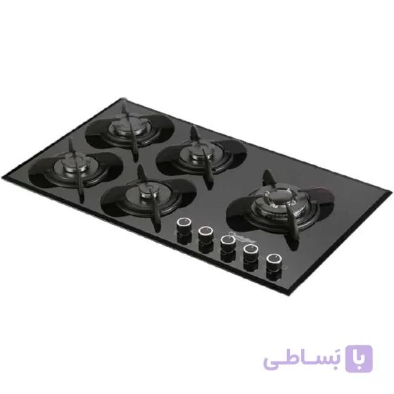 اجاق گاز شیشه ای نگین الماس مدل GA04