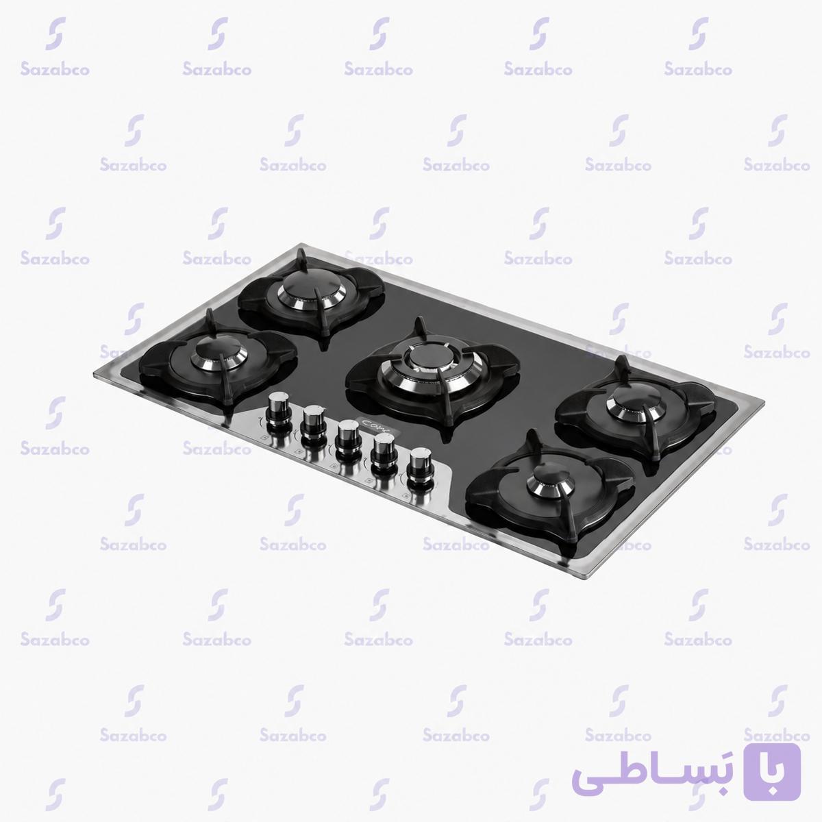 اجاق گاز شیشه ای نگین الماس مدل GA10