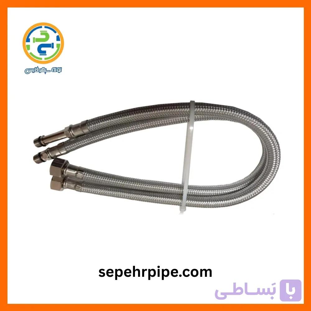 شلنگ پیسوار تکپایه طول 60 سانتی سایز 3/8